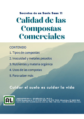Secretos de un Suelo Sano 11. CALIDAD DE LAS COMPOSTAS COMERCIALES