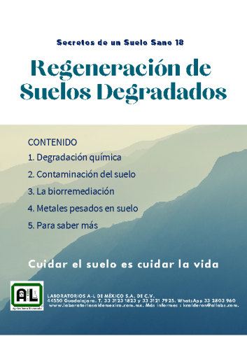 Secretos de un Suelo Sano 18. REGENERACION DE SUELOS DEGRADADOS