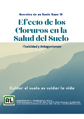 19. EFECTO DE LOS CLORUROS EN LA SALUD DEL SUELO. SSS19