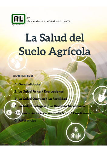Análisis del Suelo. La Salud del Suelo Agrícola