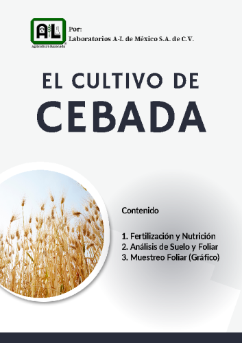 El Cultivo de CEBADA