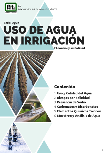 Uso de Agua en Irrigación