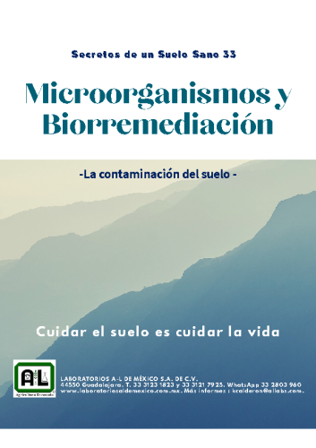 33. MICROORGANISMOS Y BIORREMEDIACIÓN. SSS33