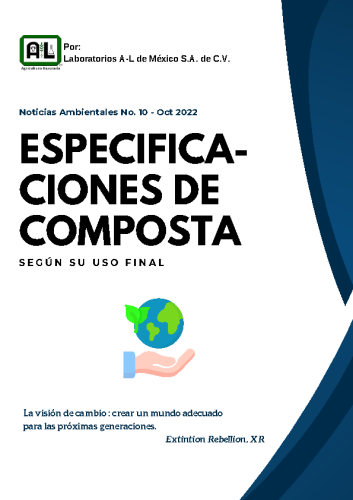 ESPECIFICACIONES DE COMPOSTA SEGUN SU USO FINAL. 10