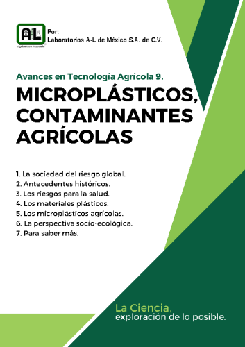 MICROPLÁSTICOS, CONTAMINANTES AGRÍCOLAS. 9
